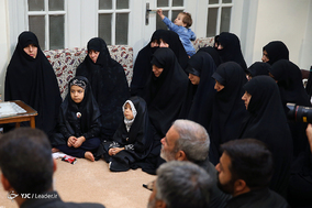 دیدار خانواده شهید محسن حججی با مقام معظم رهبری