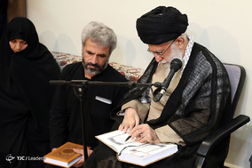 دیدار خانواده شهید محسن حججی با مقام معظم رهبری