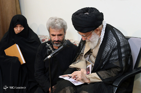 دیدار خانواده شهید محسن حججی با مقام معظم رهبری