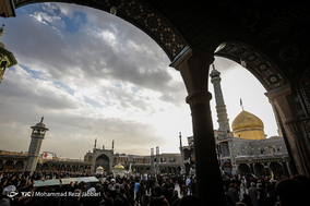 تشییع سه شهید مدافع حرم در قم