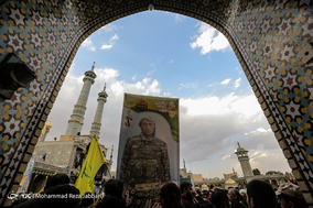 تشییع سه شهید مدافع حرم در قم