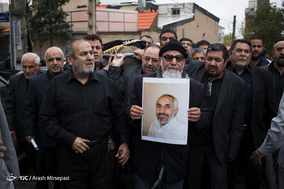 مراسم تشییع پیکر برادر محمود احمدی نژاد