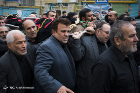 مراسم تشییع پیکر برادر محمود احمدی نژاد