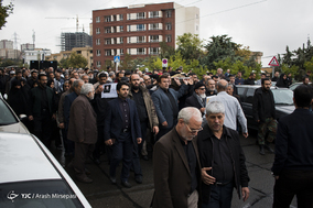 مراسم تشییع پیکر برادر محمود احمدی نژاد