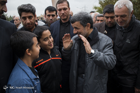 مراسم تشییع پیکر برادر محمود احمدی نژاد