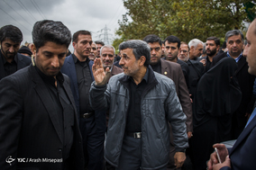 مراسم تشییع پیکر برادر محمود احمدی نژاد