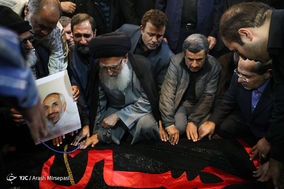 مراسم تشییع پیکر برادر محمود احمدی نژاد