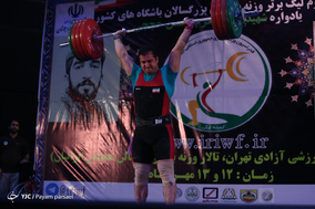 هفته دوم مسابقات لیگ وزنه برداری