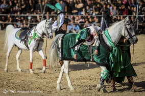 اجرای نمادین واقعه ی عاشورا در شهرستان مبارکه-اصفهان