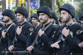 مراسم صبحگاه عمومی هفته نیروی انتظامی