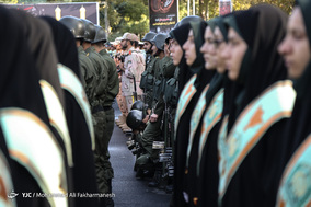 مراسم صبحگاه عمومی هفته نیروی انتظامی
