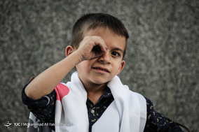 بازدید کودکان کار از گنبد مینا به مناسبت روز جهانی کودک
