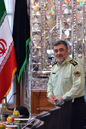 دیدار فرمانده نیروی انتظامی با رئیس مجلس شورای اسلامی