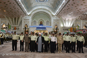 تجدید میثاق فرماندهان نیروی انتظامی با حضرت امام خمینی(ره)