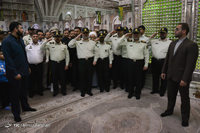 تجدید میثاق فرماندهان نیروی انتظامی با حضرت امام خمینی(ره)