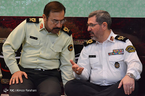 تجدید میثاق فرماندهان نیروی انتظامی با حضرت امام خمینی(ره)