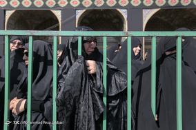 تشییع پیکر مطهر هشت شهید گمنام در قم