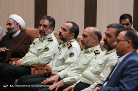 مراسم تودیع سردار محمدیان رئیس پلیس آگاهی تهران بزرگ