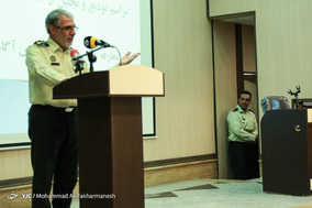 مراسم تودیع سردار محمدیان رئیس پلیس آگاهی تهران بزرگ