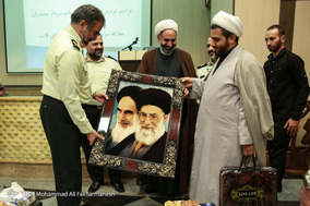 مراسم تودیع سردار محمدیان رئیس پلیس آگاهی تهران بزرگ
