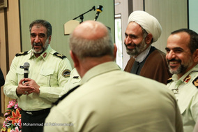مراسم تودیع سردار محمدیان رئیس پلیس آگاهی تهران بزرگ