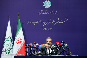 نشست خبری شهردار تهران
