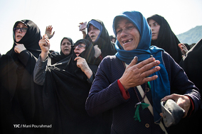 تشییع پیکر شهید گمنام در شهرستان لنگرود