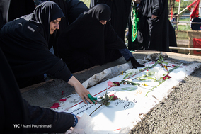 تشییع پیکر شهید گمنام در شهرستان لنگرود