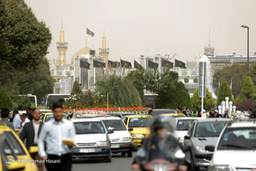 طوفان و گردوخاک در مشهد