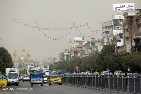 طوفان و گردوخاک در مشهد