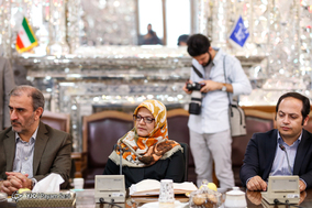 دیدار اعضای شورای شهر تهران با رئیس مجلس شورای اسلامی