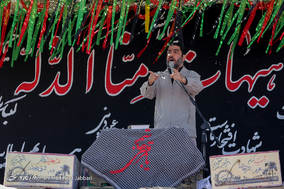 مراسم تشییع و خاکسپاری دو شهید گمنام در دانشگاه پیام نور قم