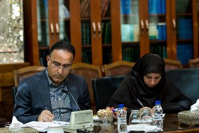 دیدار معاون اول رئیس دفتر حماس با علی لاریجانی