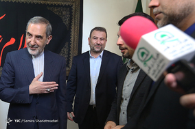 دیدار دکتر ولایتی با معاون اسماعیل هنیه