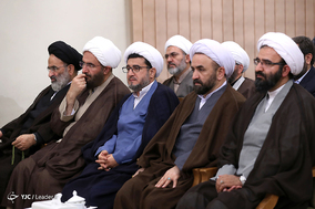 دیدار دست‌اندرکاران کنگره بزرگداشت مرحوم آیت‌الله مصطفی خمینی با رهبر معظم انقلاب