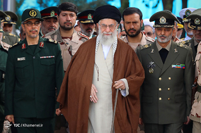 مراسم دانش‌آموختگی دانشجویان دانشگاه‌های افسری ارتش با حضور فرمانده معظم کل قوا