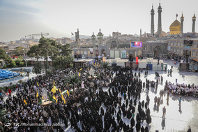 تشییع پیکر شش شهید مدافع حرم در قم