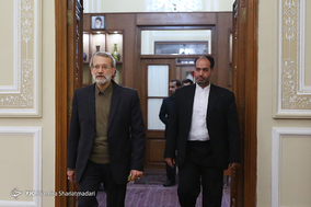 دیدار نخست وزیر عراق با رییس مجلس شورای اسلامی