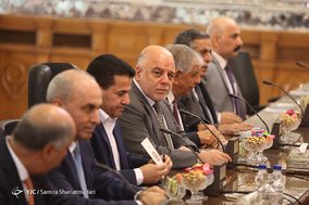 دیدار نخست وزیر عراق با رییس مجلس شورای اسلامی