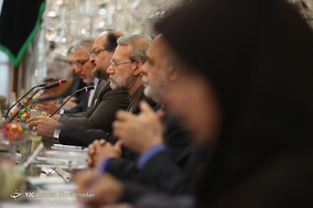 دیدار نخست وزیر عراق با رییس مجلس شورای اسلامی
