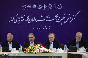 کنفرانس خبری نشست شهرداران کلانشهرهای کشور در مشهد