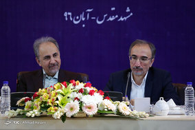 کنفرانس خبری نشست شهرداران کلانشهرهای کشور در مشهد