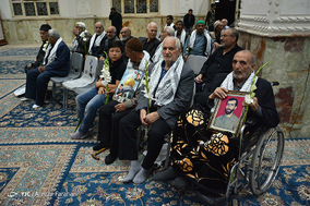 یادواره ۱۲۰شهید مدافع حرم شهرستان ری و ۳۰۰شهید حوزه ۳۵۹امام حسین بن علی(ع) در آستان شیخ صدوق (ره ) برگزار شد.