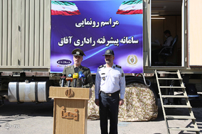 رونمایی از سامانه پیشرفته راداری آفاق با حضور وزیردفاع