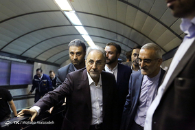بهره برداری از ۷ رام قطار شهری و ۳۰ دستگاه اتوبوس با حضور شهردار تهران