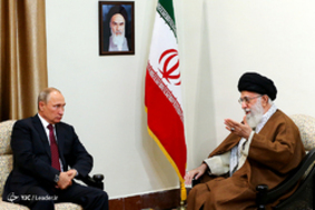 دیدار رئیس جمهور روسیه با مقام معظم رهبری
