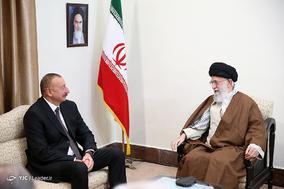 دیدار رئیس جمهور آذربایجان با مقام معظم رهبری