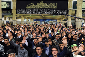 دیدار هزاران نفر از دانش‌آموزان و دانشجویان با رهبر معظم انقلاب
