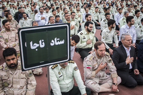 تشییع پیکر پنجاه و چهار شهید دفاع مقدس نیروی انتظامی