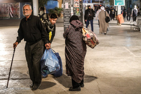 خروج زائرین اربعین از مرز مهران
